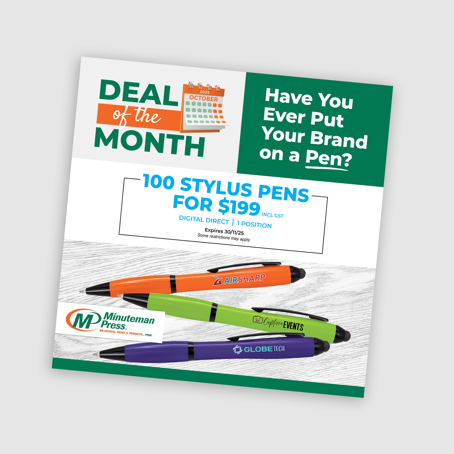 October Deal of the Month 2025