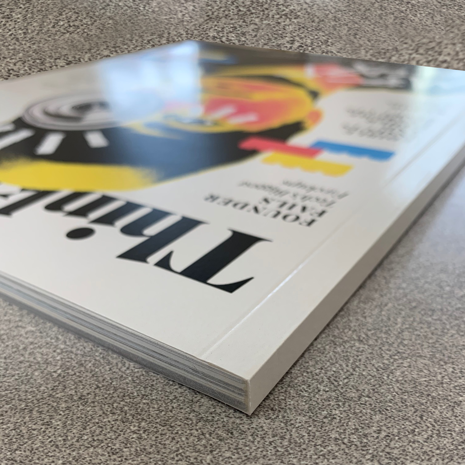 perfect binding with corner hinge