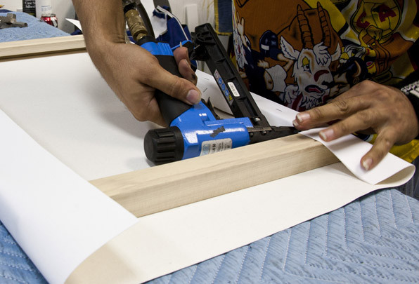 canvas printing process